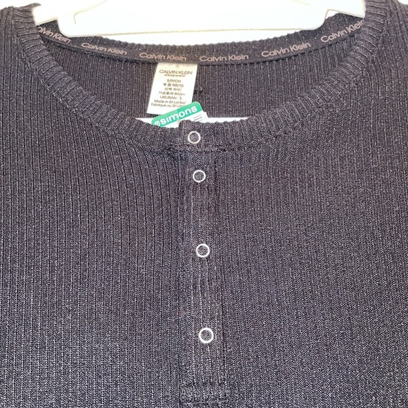 Calvin Klein(lounge/sleepwear) ribbed bodysuit. - Picture 4 of 8